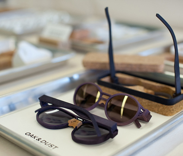 goegl uses parametrics + 3D printing for customizable cork eyewear