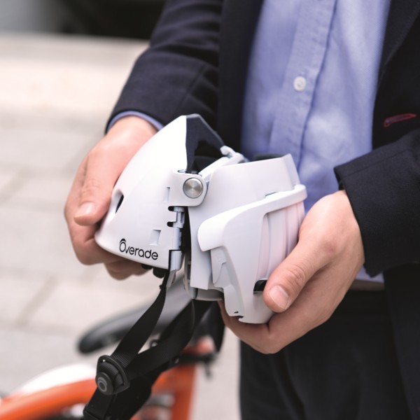 White Plixi Folding Helmet