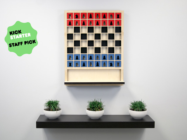 Mate: The Wall Hanging Chess Board by Sean Connell