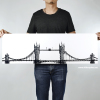 Architectural Landmarks Created with Bicycle Tire Tracks by Thomas Yang 
