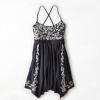AEO Embroidered Babydoll Dress