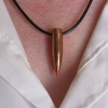 Full Metal Jacket Copper Bullet Necklace 